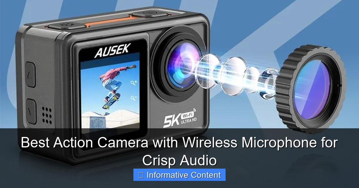 Best Action Camera with Wireless Microphone for Crisp Audio