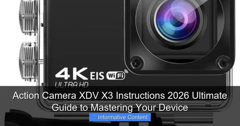 Action Camera XDV X3 Instructions 2026 Ultimate Guide to Mastering Your Device