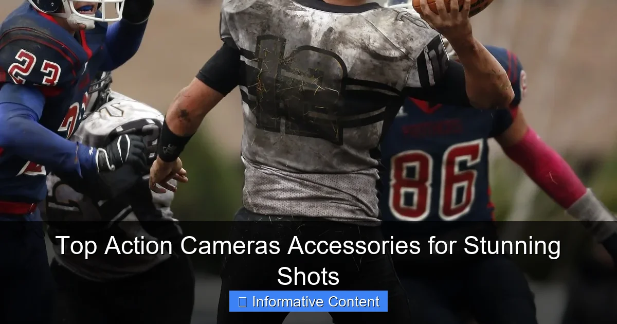 Top Action Cameras Accessories for Stunning Shots
