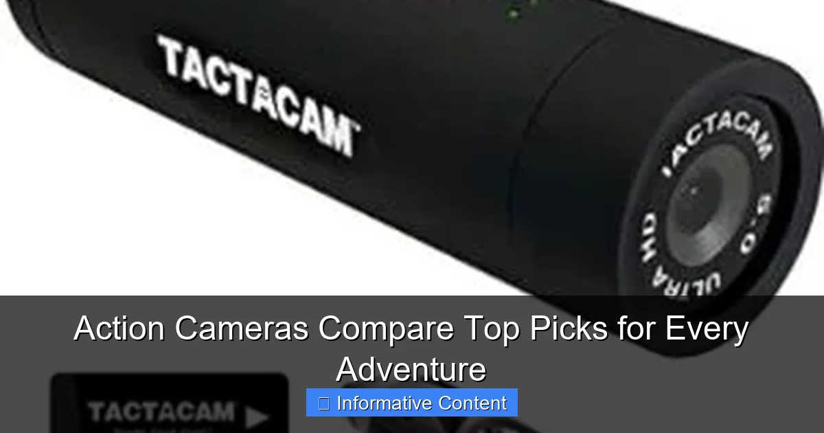 Action Cameras Compare Top Picks for Every Adventure