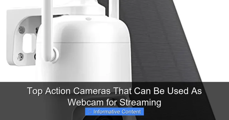 Top Action Cameras That Can Be Used As Webcam for Streaming