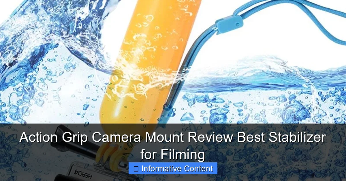 Action Grip Camera Mount Review Best Stabilizer for Filming