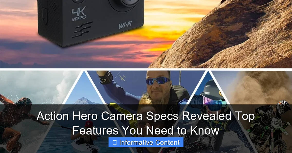 Action Hero Camera Specs Revealed Top Features You Need to Know