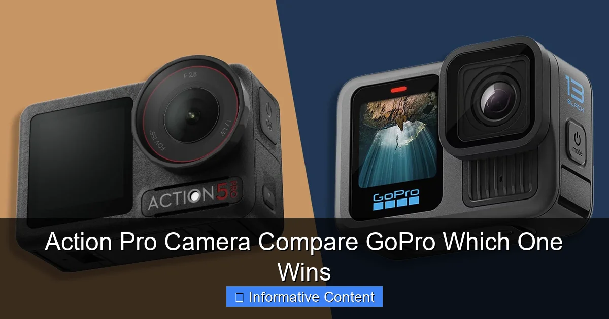 Action Pro Camera Compare GoPro Which One Wins