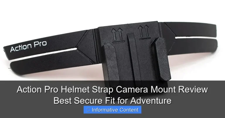 Action Pro Helmet Strap Camera Mount Review Best Secure Fit for Adventure