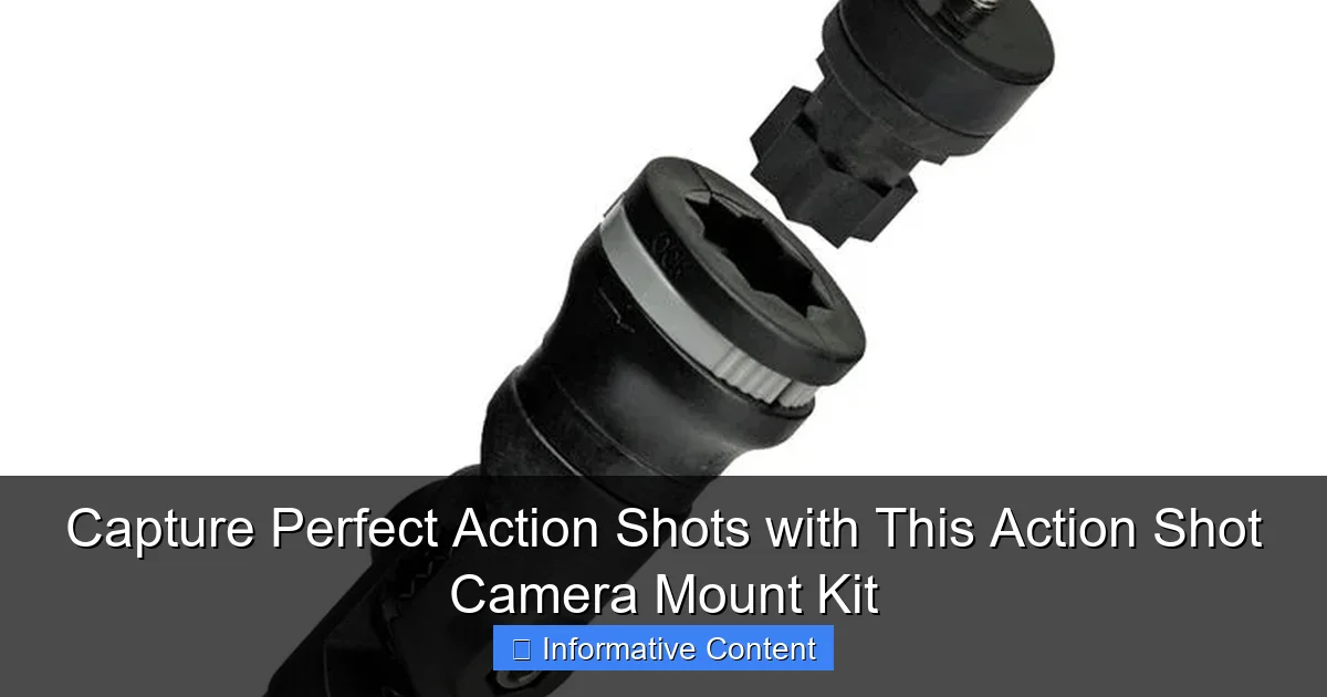 Capture Perfect Action Shots with This Action Shot Camera Mount Kit