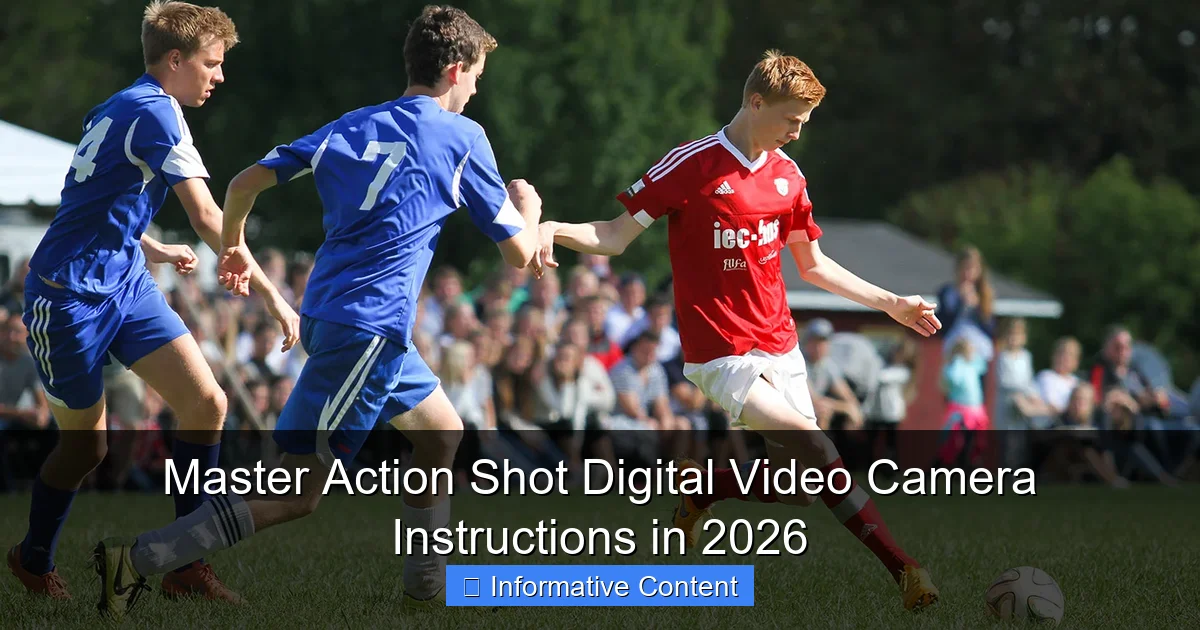 Master Action Shot Digital Video Camera Instructions in 2026