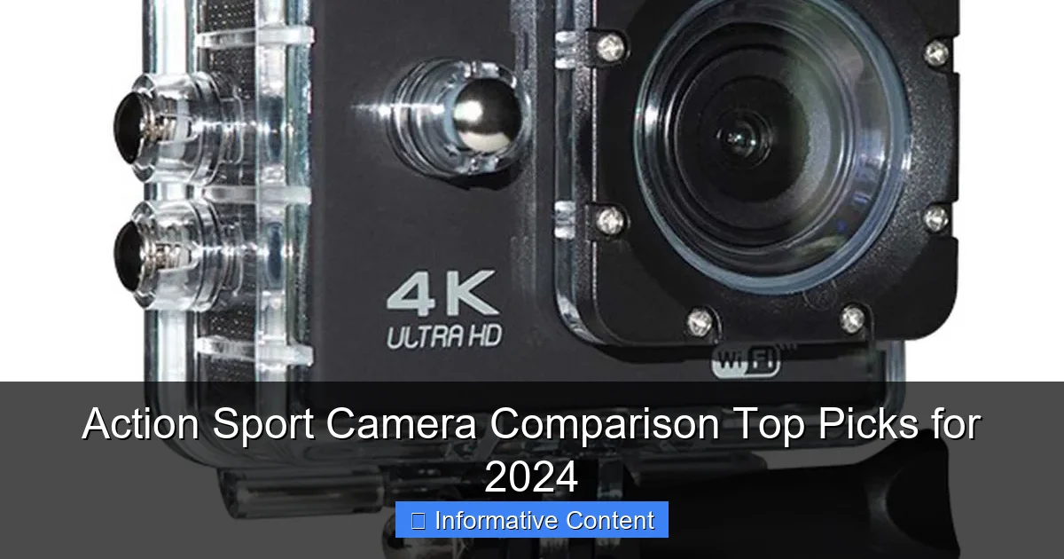 Action Sport Camera Comparison Top Picks for 2024