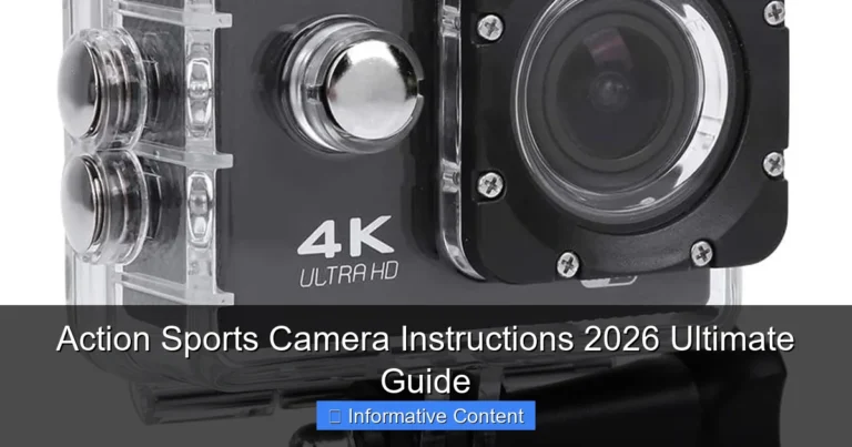 Action Sports Camera Instructions 2026 Ultimate Guide