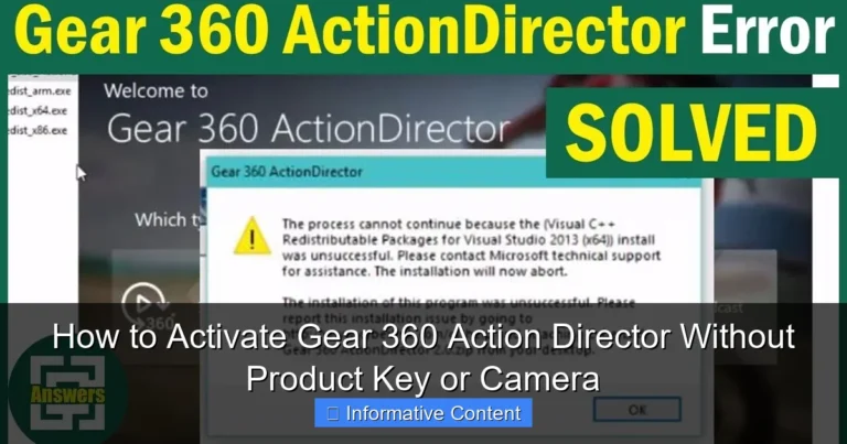 How to Activate Gear 360 Action Director Without Product Key or Camera