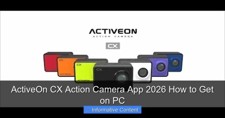 ActiveOn CX Action Camera App 2026 How to Get on PC