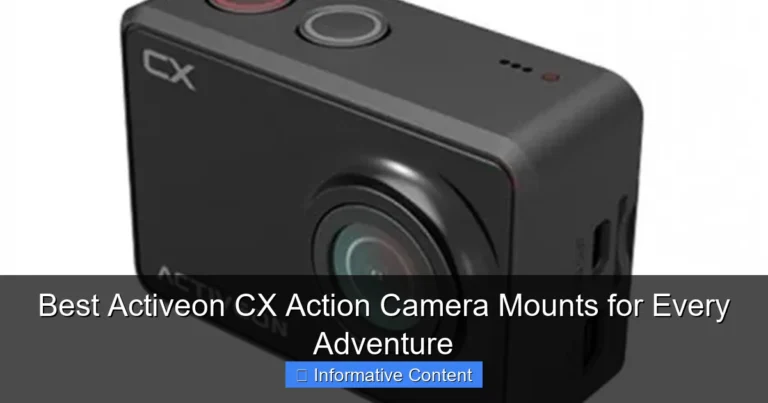 Best Activeon CX Action Camera Mounts for Every Adventure