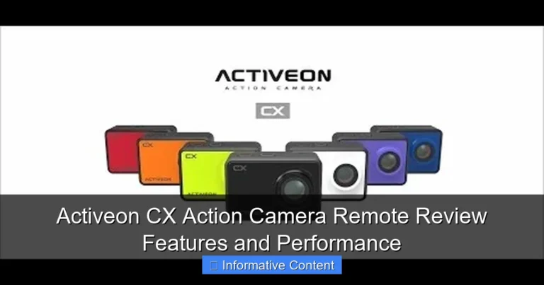 Activeon CX Action Camera Remote Review Features and Performance
