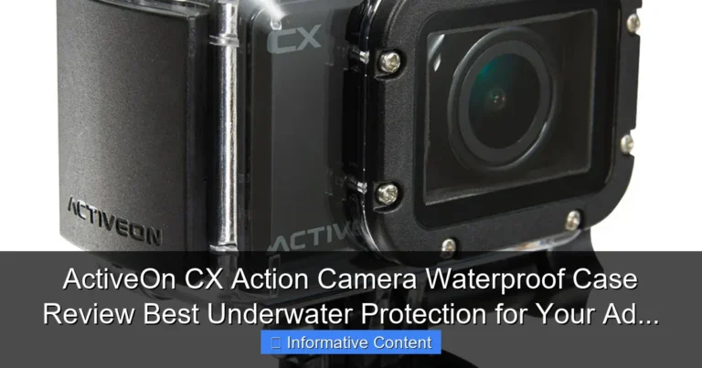 ActiveOn CX Action Camera Waterproof Case Review Best Underwater Protection for Your Ad...