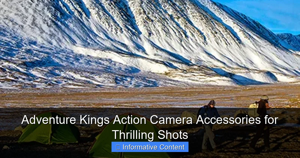 Adventure Kings Action Camera Accessories for Thrilling Shots