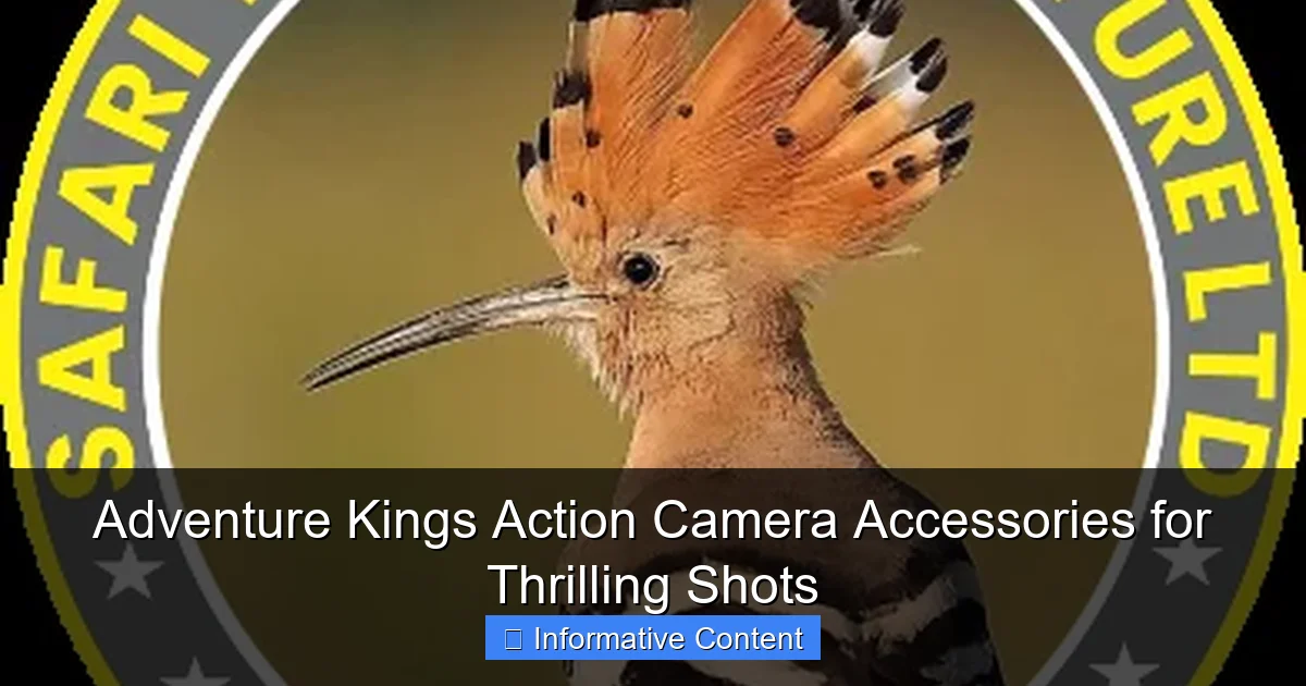 Adventure Kings Action Camera Accessories for Thrilling Shots