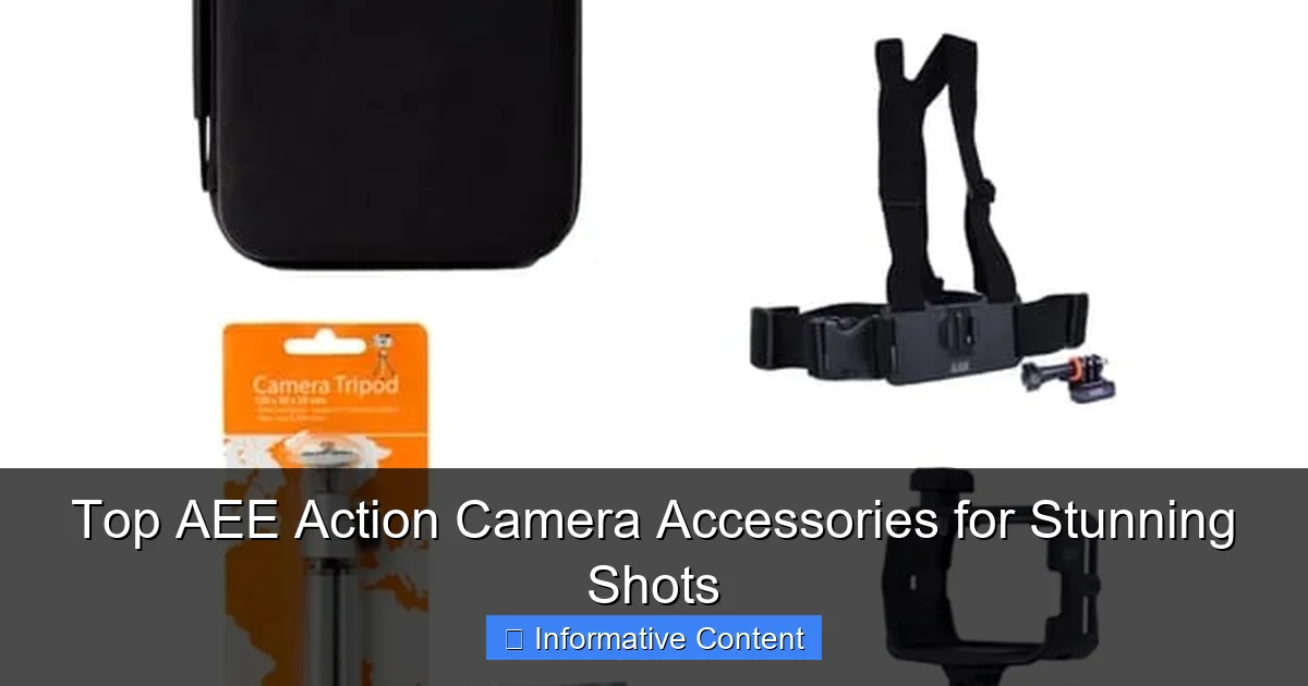 Top AEE Action Camera Accessories for Stunning Shots