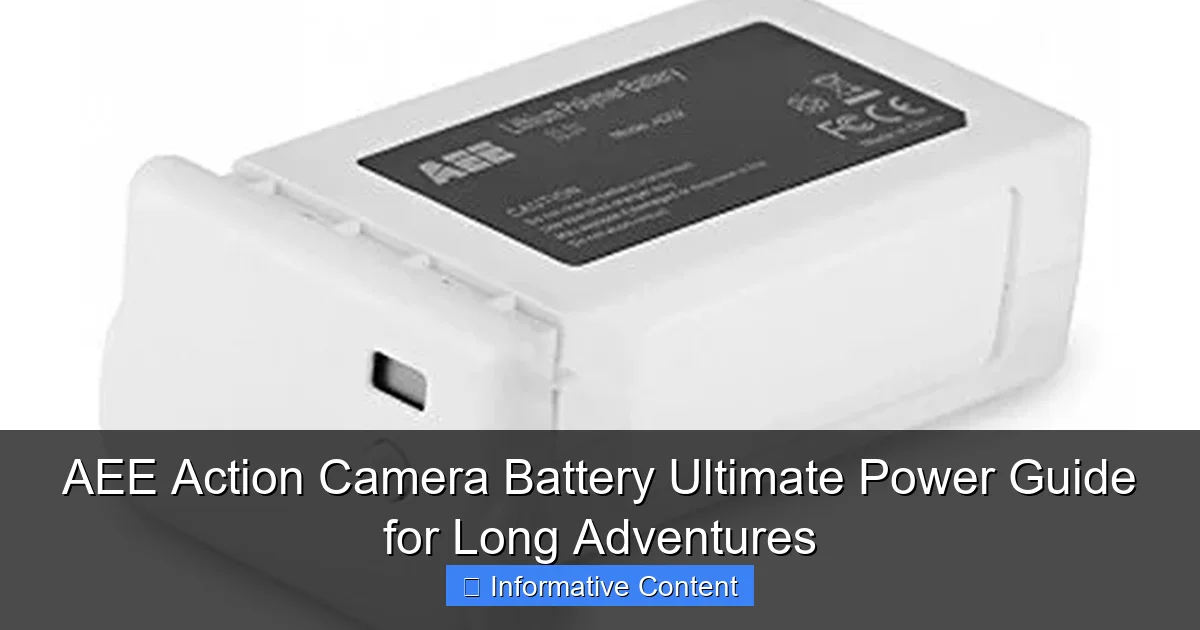 AEE Action Camera Battery Ultimate Power Guide for Long Adventures
