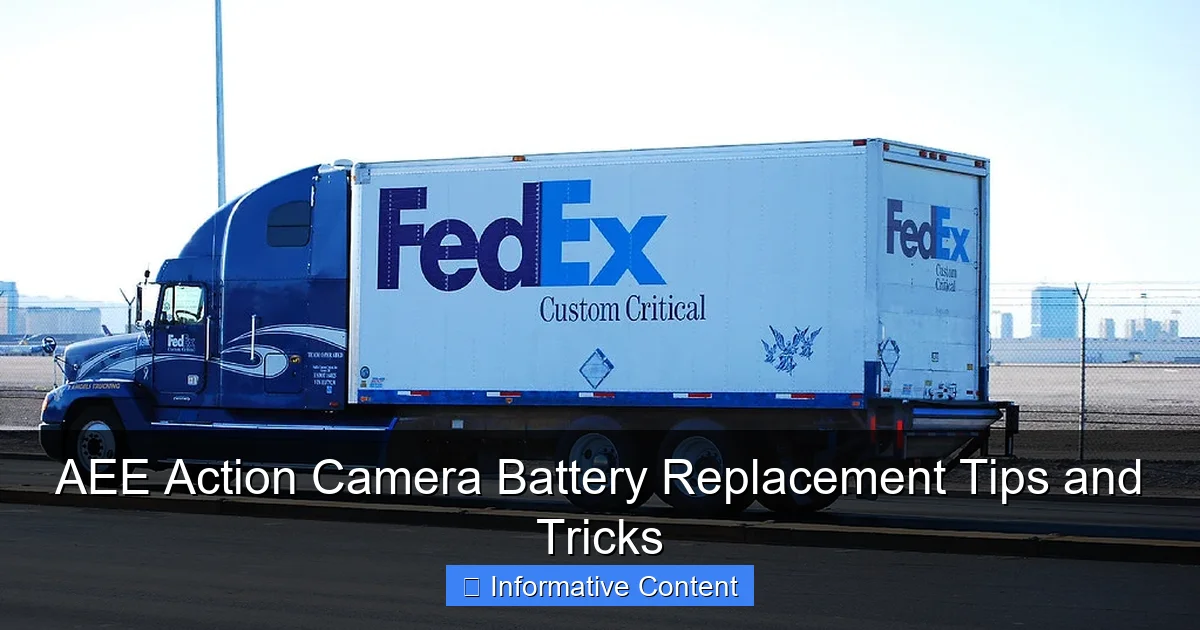 AEE Action Camera Battery Replacement Tips and Tricks
