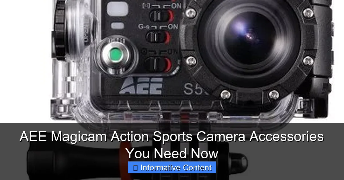 AEE Magicam Action Sports Camera Accessories You Need Now