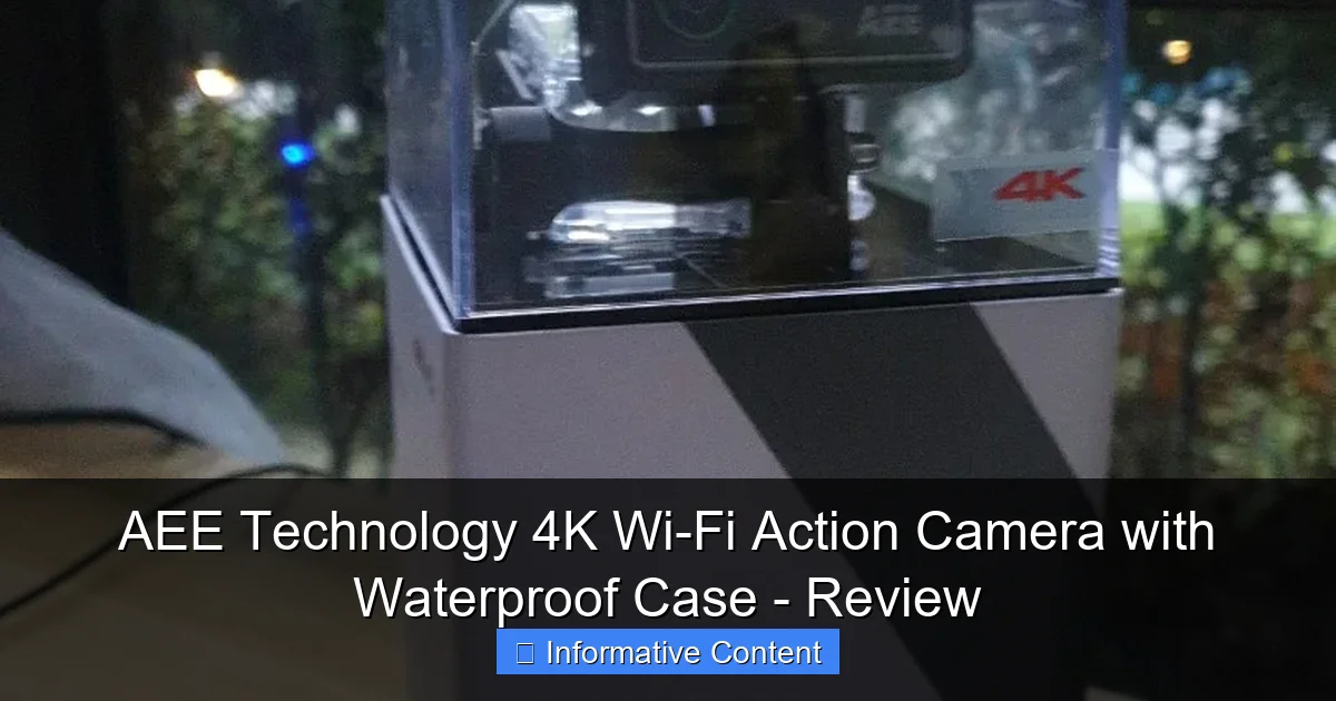 AEE Technology 4K Wi-Fi Action Camera with Waterproof Case - Review