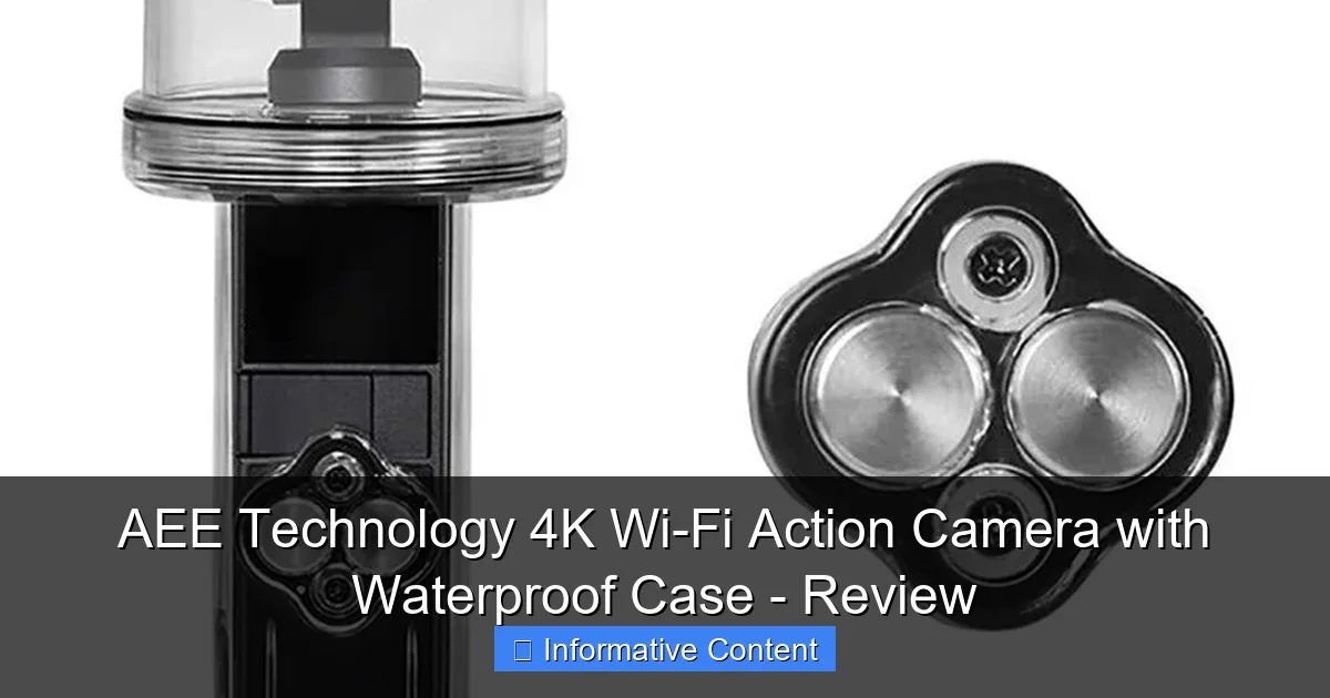 AEE Technology 4K Wi-Fi Action Camera with Waterproof Case - Review