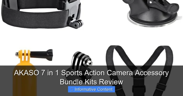 AKASO 7 in 1 Sports Action Camera Accessory Bundle Kits Review