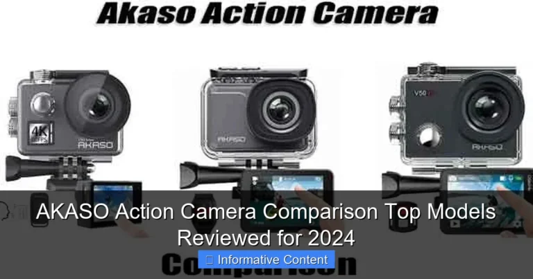 AKASO Action Camera Comparison Top Models Reviewed for 2024