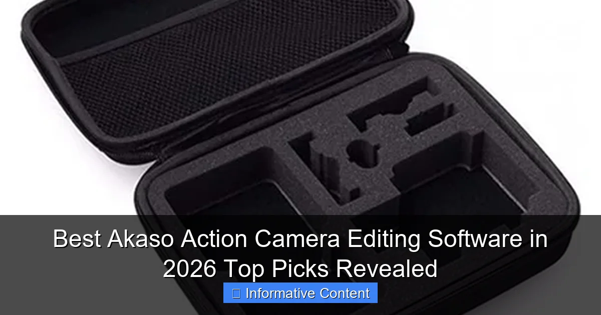 Best Akaso Action Camera Editing Software in 2026 Top Picks Revealed