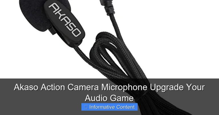 Akaso Action Camera Microphone Upgrade Your Audio Game