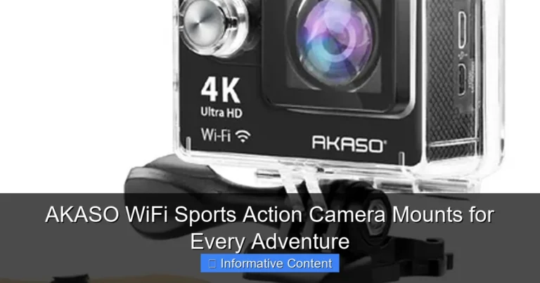 AKASO WiFi Sports Action Camera Mounts for Every Adventure