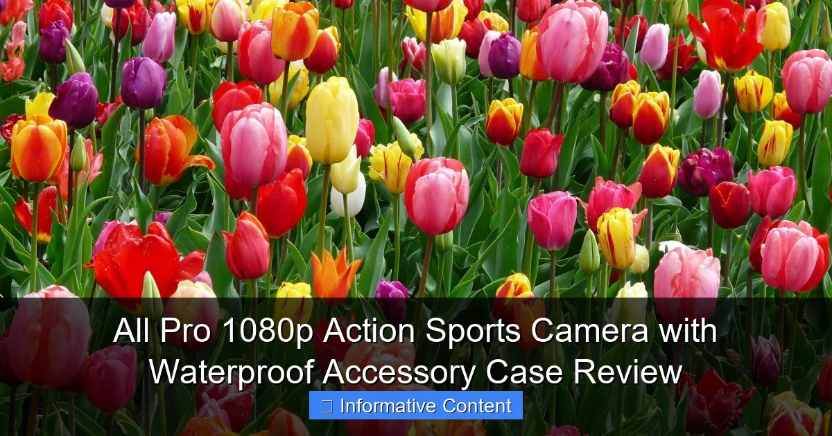 All Pro 1080p Action Sports Camera with Waterproof Accessory Case Review