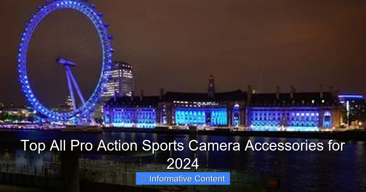 Top All Pro Action Sports Camera Accessories for 2024