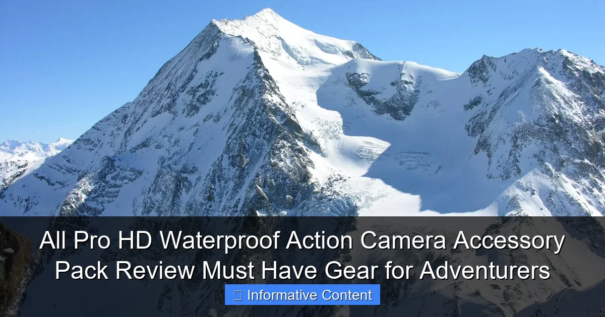 All Pro HD Waterproof Action Camera Accessory Pack Review Must Have Gear for Adventurers