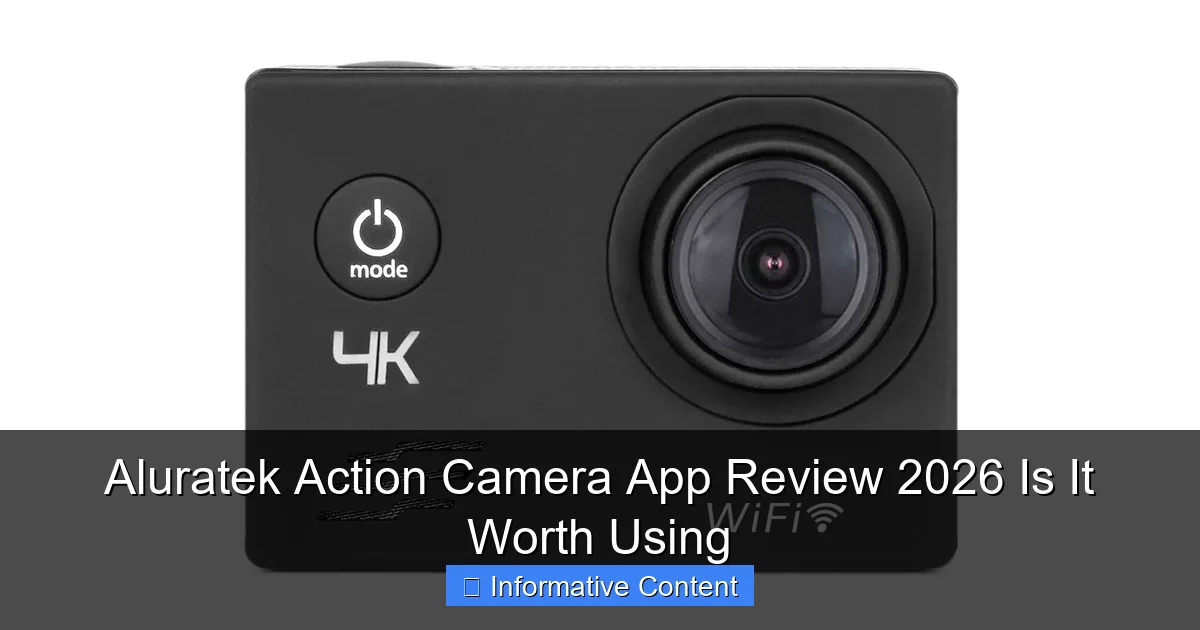 Aluratek Action Camera App Review 2026 Is It Worth Using