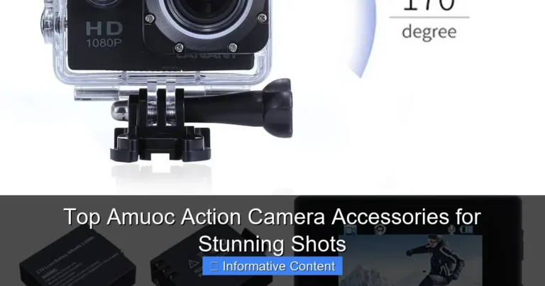 Top Amuoc Action Camera Accessories for Stunning Shots