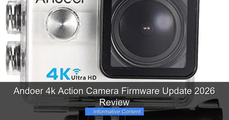 Andoer 4k Action Camera Firmware Update 2026 Review