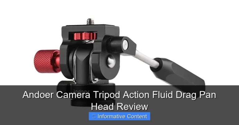 Andoer Camera Tripod Action Fluid Drag Pan Head Review