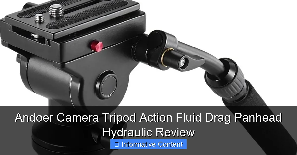 Andoer Camera Tripod Action Fluid Drag Panhead Hydraulic Review