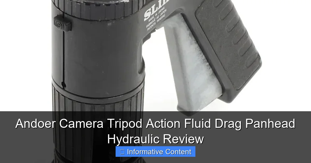 Andoer Camera Tripod Action Fluid Drag Panhead Hydraulic Review