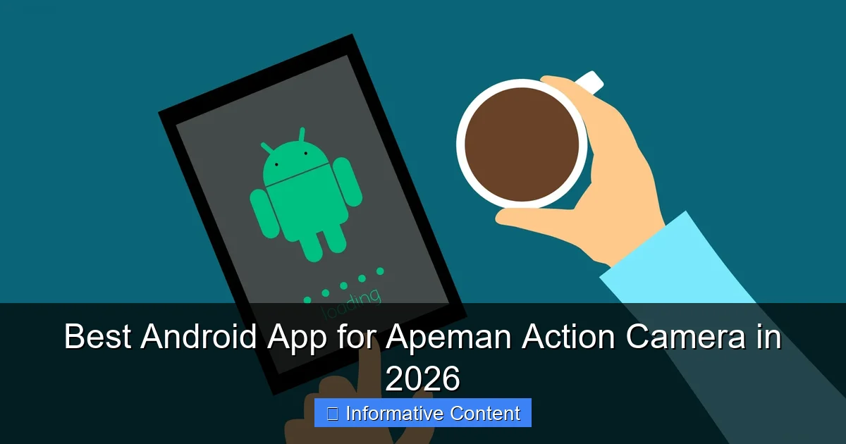 Best Android App for Apeman Action Camera in 2026