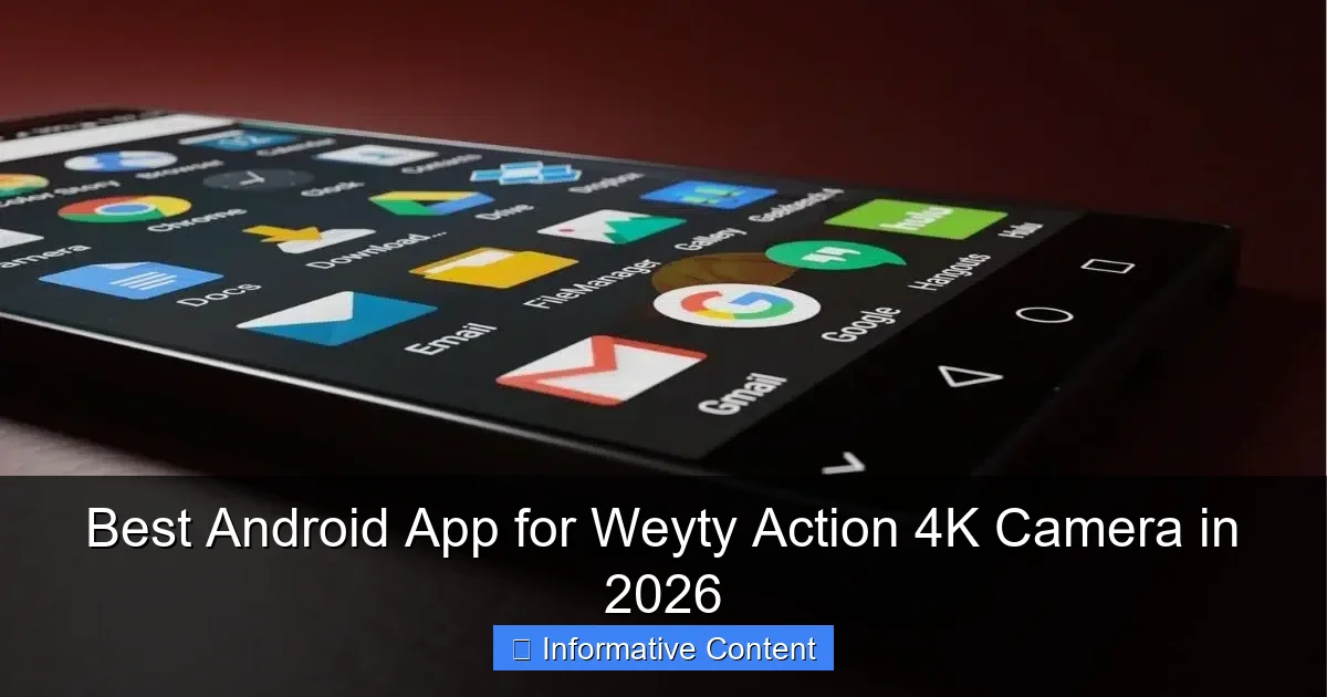 Best Android App for Weyty Action 4K Camera in 2026