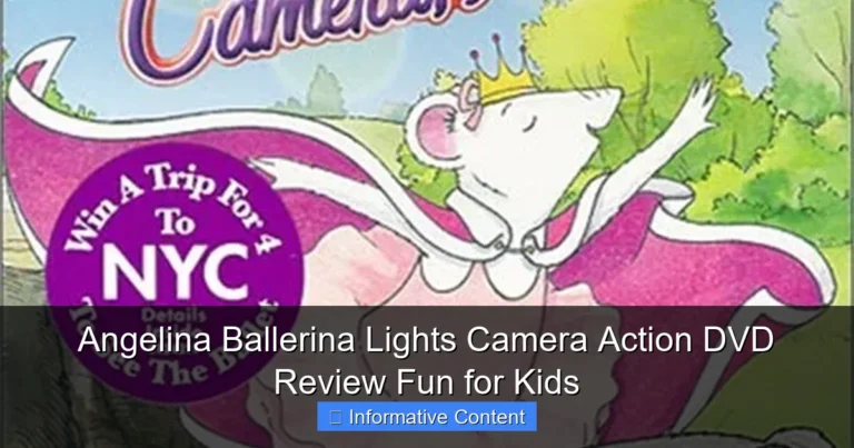 Angelina Ballerina Lights Camera Action DVD Review Fun for Kids