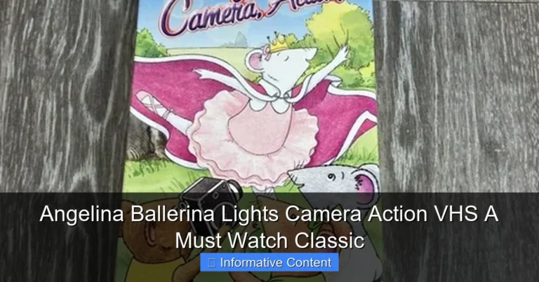 Angelina Ballerina Lights Camera Action VHS A Must Watch Classic