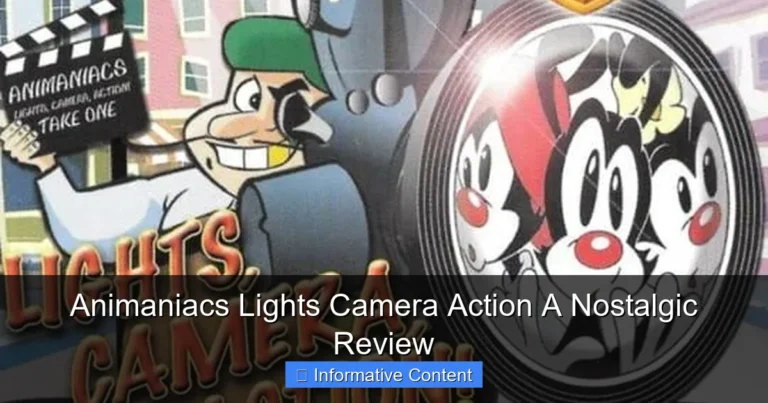 Animaniacs Lights Camera Action A Nostalgic Review