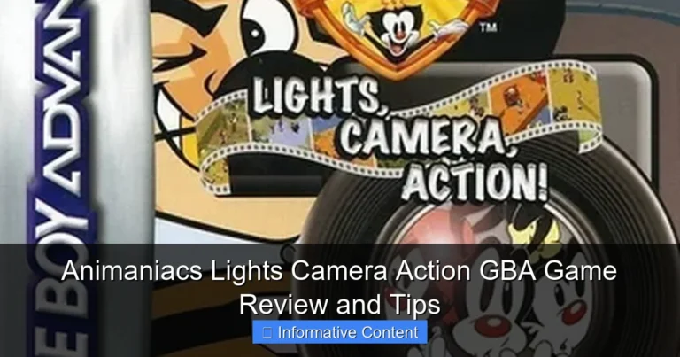 Animaniacs Lights Camera Action GBA Game Review and Tips