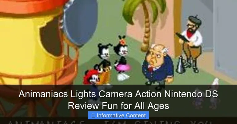 Animaniacs Lights Camera Action Nintendo DS Review Fun for All Ages