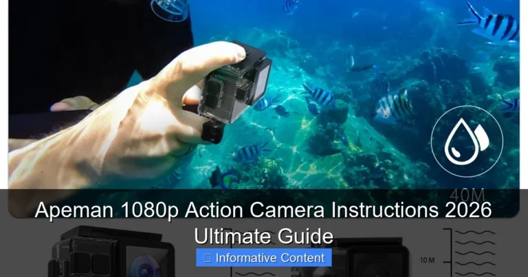 Apeman 1080p Action Camera Instructions 2026 Ultimate Guide