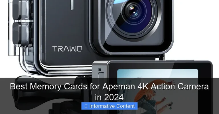 Best Memory Cards for Apeman 4K Action Camera in 2024