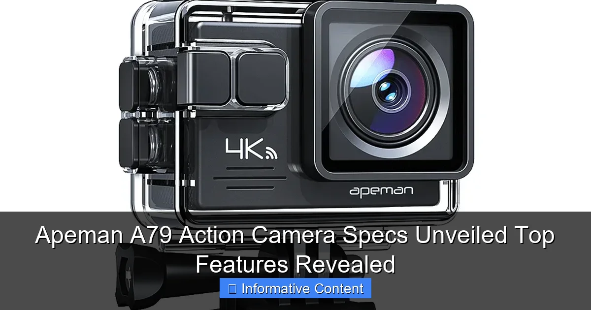 Apeman A79 Action Camera Specs Unveiled Top Features Revealed